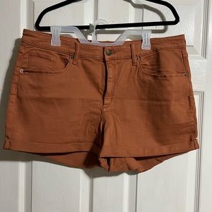 Orange Universal Thread Jean Shorts.